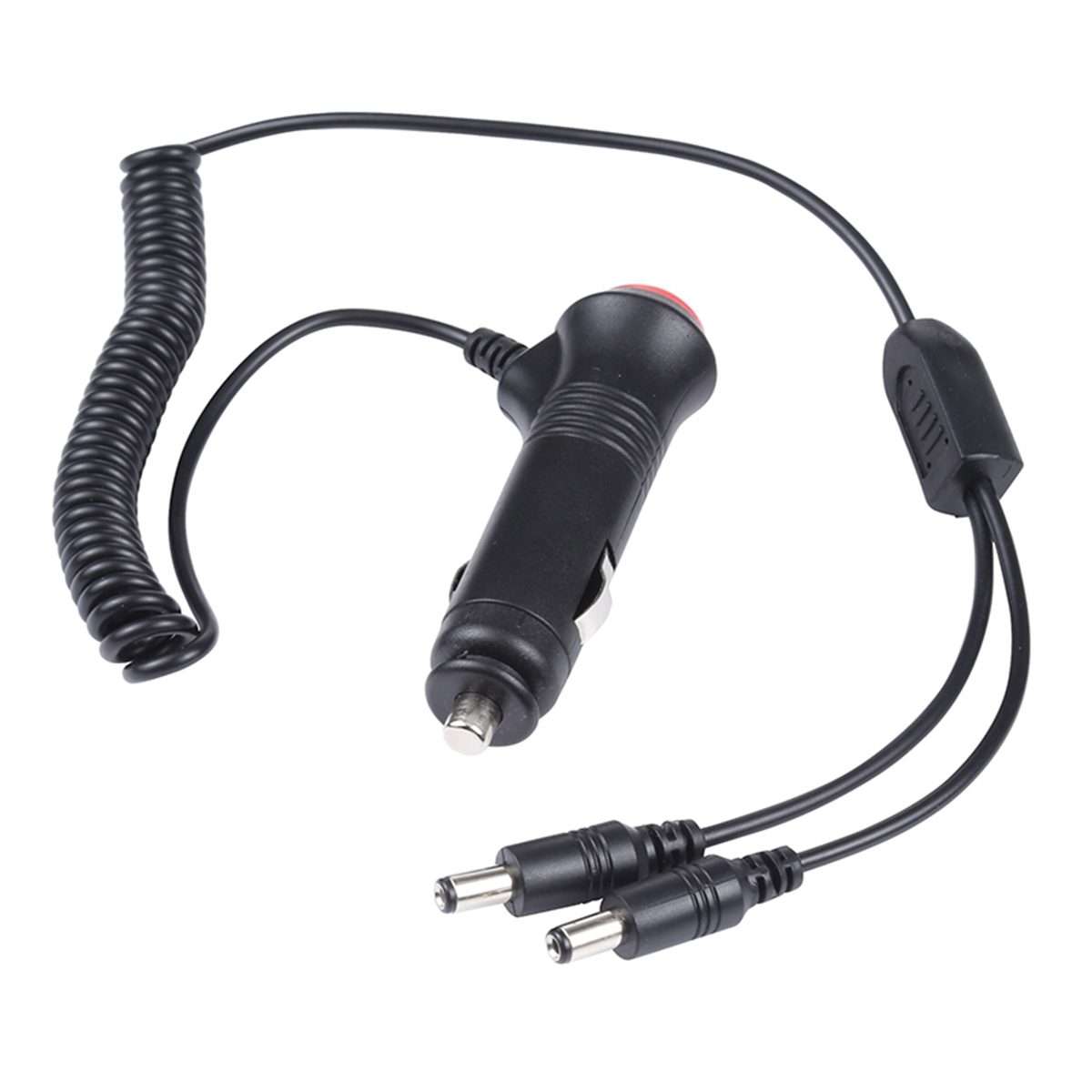 12-24V Car Cigarette Lighter Switch Plug to DC5.5x2.1mm Charger Spring Power Cable