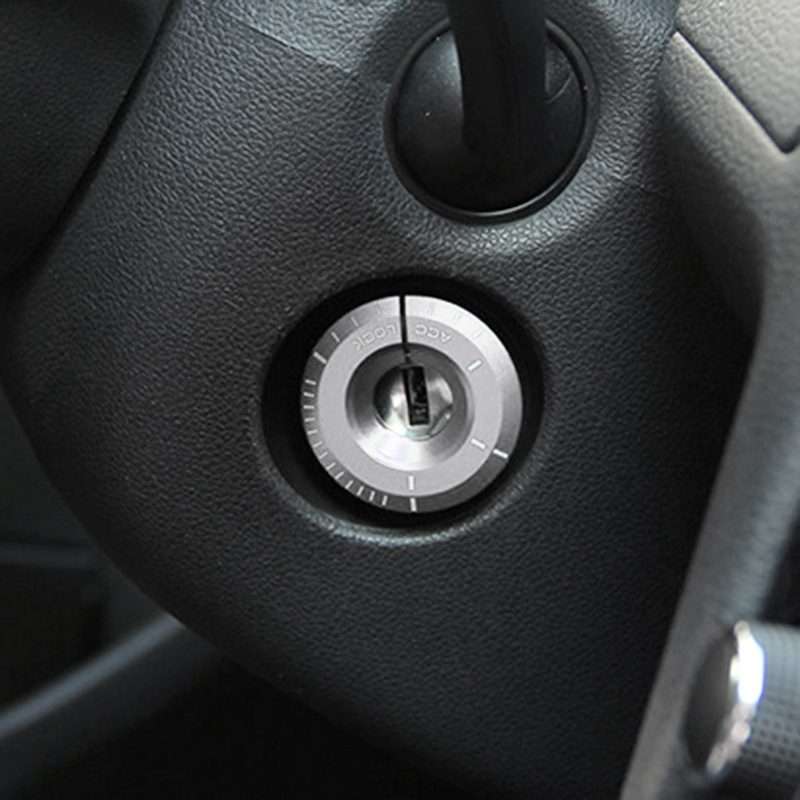 For Volkswagen Metal Ignition Key Ring, Diameter: 4.8cm (Silver)