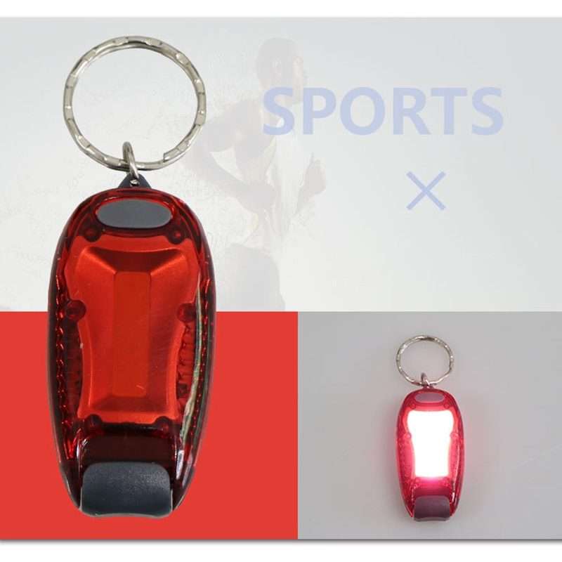 Multifunctional Portable Bicycle Taillight Helmet Light Running Warning Light Luminous K ... (Red)