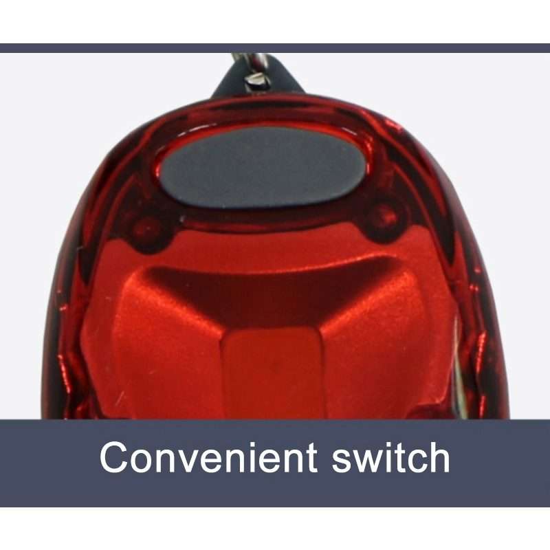 Multifunctional Portable Bicycle Taillight Helmet Light Running Warning Light Luminous K ... (Red)