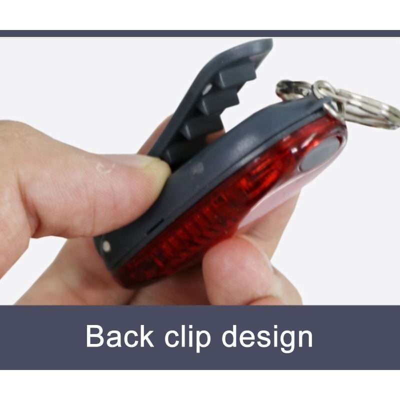 Multifunctional Portable Bicycle Taillight Helmet Light Running Warning Light Luminous K ... (Red)