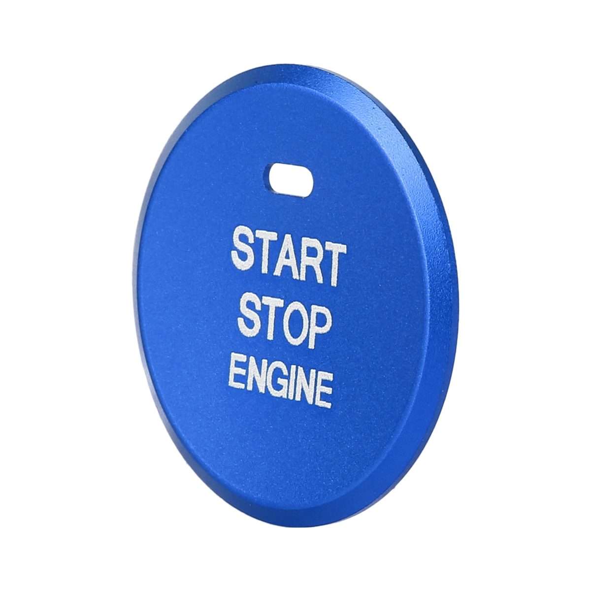 Car Engine Start Key Push Button Inner Ring Trim Sticker Decoration for Mazda Axela CX ... (Blue)