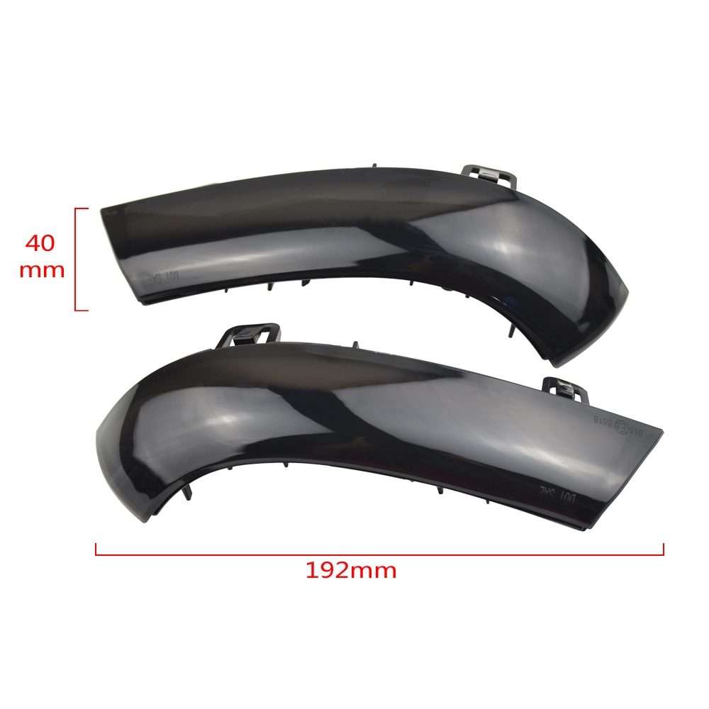 2pcs For Volkswagen Golf 5 MK5 2003-2008 Car Dynamic LED Turn Signal Light ... (Transparent Black)