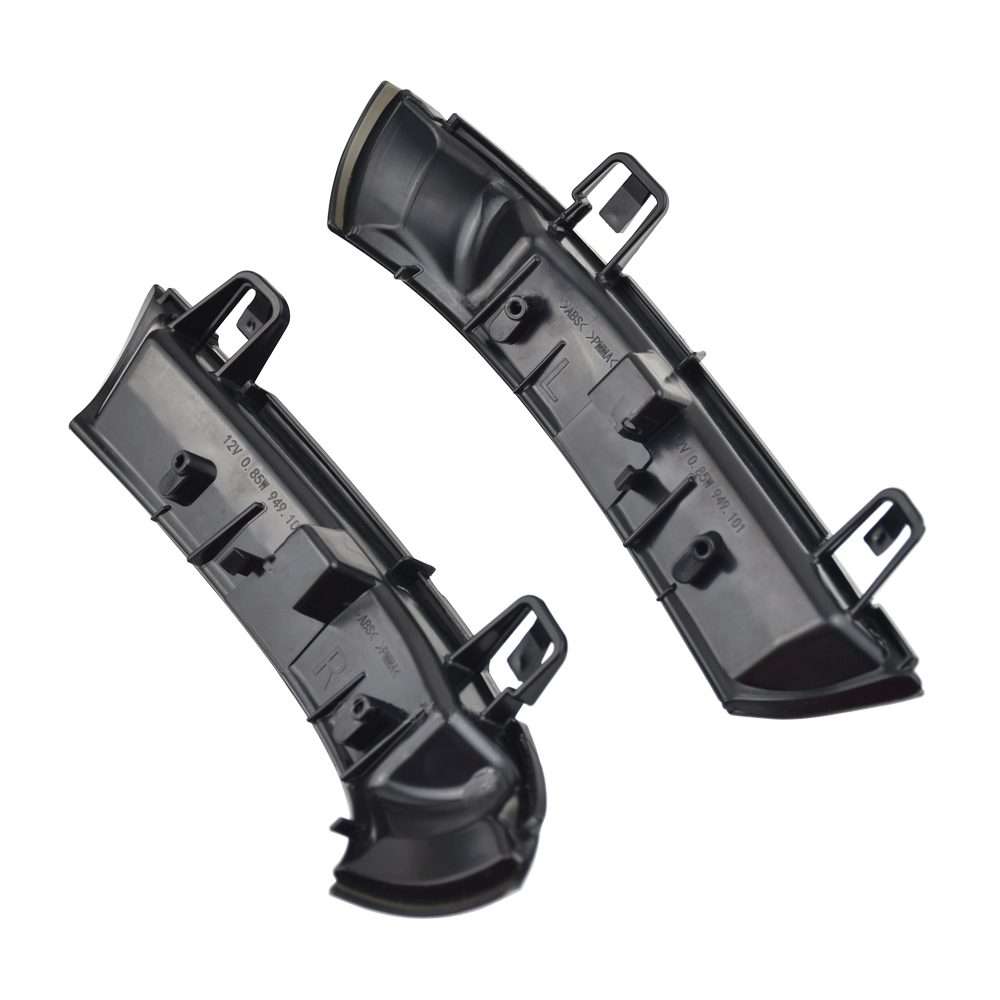 2pcs For Volkswagen Golf 5 MK5 2003-2008 Car Dynamic LED Turn Signal Light ... (Transparent Black)