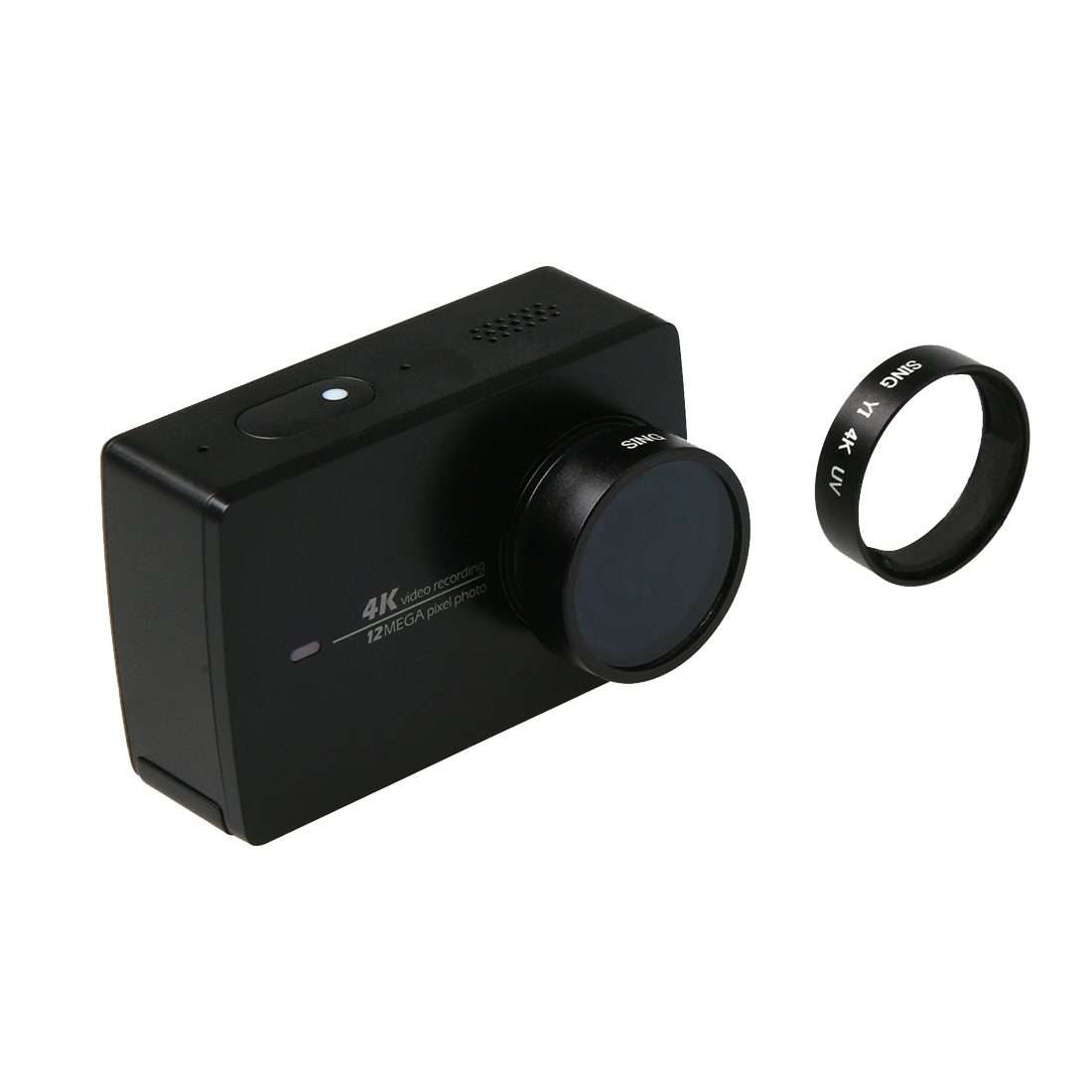 SING for Xiaomi Xiaoyi Yi II Sport Action Camera Proffesional 4K UV Filter(Black)