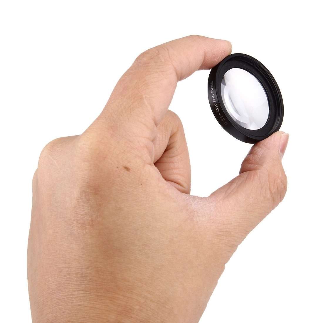 JUNESTAR Proffesional 37mm 12.5X Macro Lens Filter + Lens Protective Cap for GoPro & Xiaomi Xiaoyi