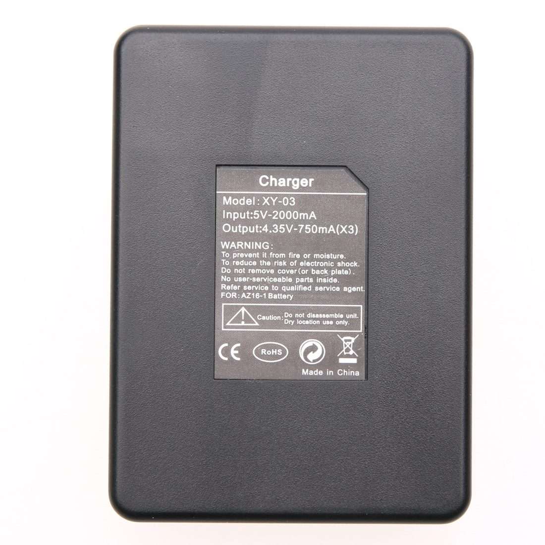 Dual Batteries Charger + Remote Control Charger with USB Cable for GoPro HERO7 Black ... (Black)