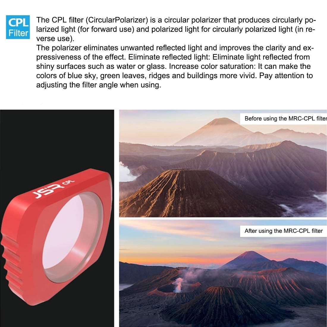 HD Slim CPL Lens Filter for DJI OSMO Pocket