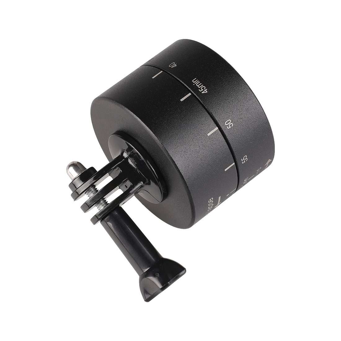 360 Degree Auto Rotation 60 Minutes Time Lapse Stabilizer Tripod Head Adapter for GoPro(Black)