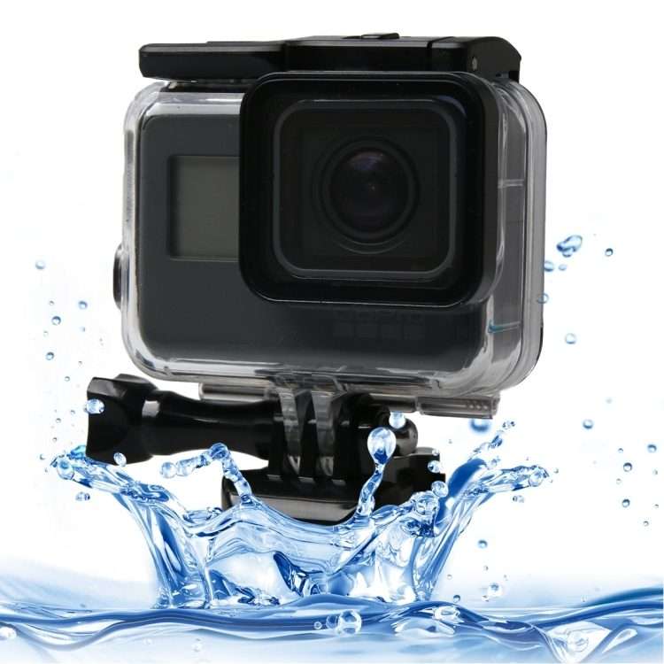 For GoPro HERO6 /5 Black 60m Underwater Waterproof Housing Diving Case with Touch Screen Back Door