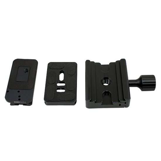 FCD-1 Dual-use Knob Quick Release Clamp Adapter Plate Mount for 39mm Arca / 32mm SLIDEFIX Quick Re