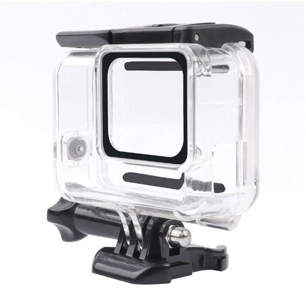 For GoPro HERO7 White /Silver Skeleton Housing Side Hollow Protective Case with ... (Transparent)
