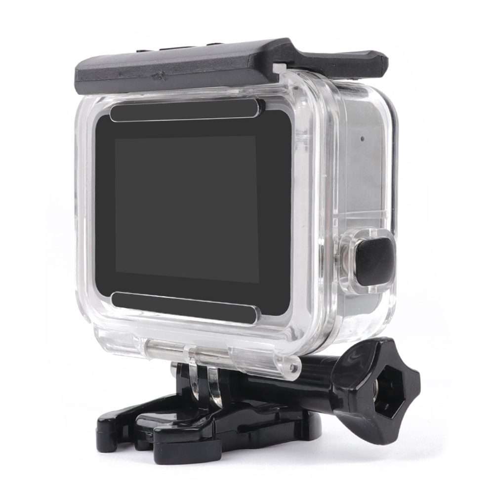 For GoPro HERO7 White /Silver Skeleton Housing Side Hollow Protective Case with ... (Transparent)