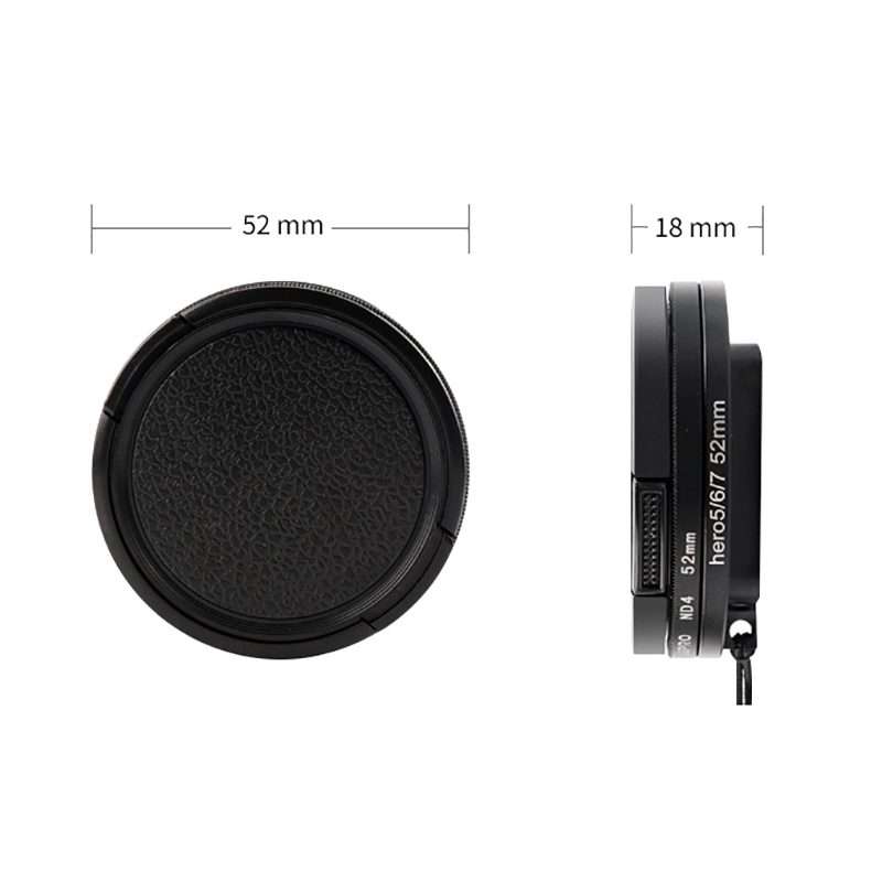 RUIGPRO for GoPro HERO 7/6 /5 Professional 52mm 10X Close-up Lens Filter with Filter Adapter Ring