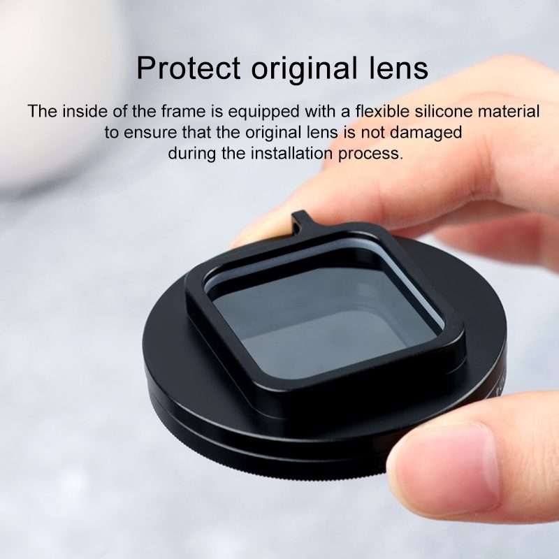 RUIGPRO for GoPro HERO 7/6 /5 Professional 52mm ND4 Lens Filter with Filter Adapter Ring & Lens Ca