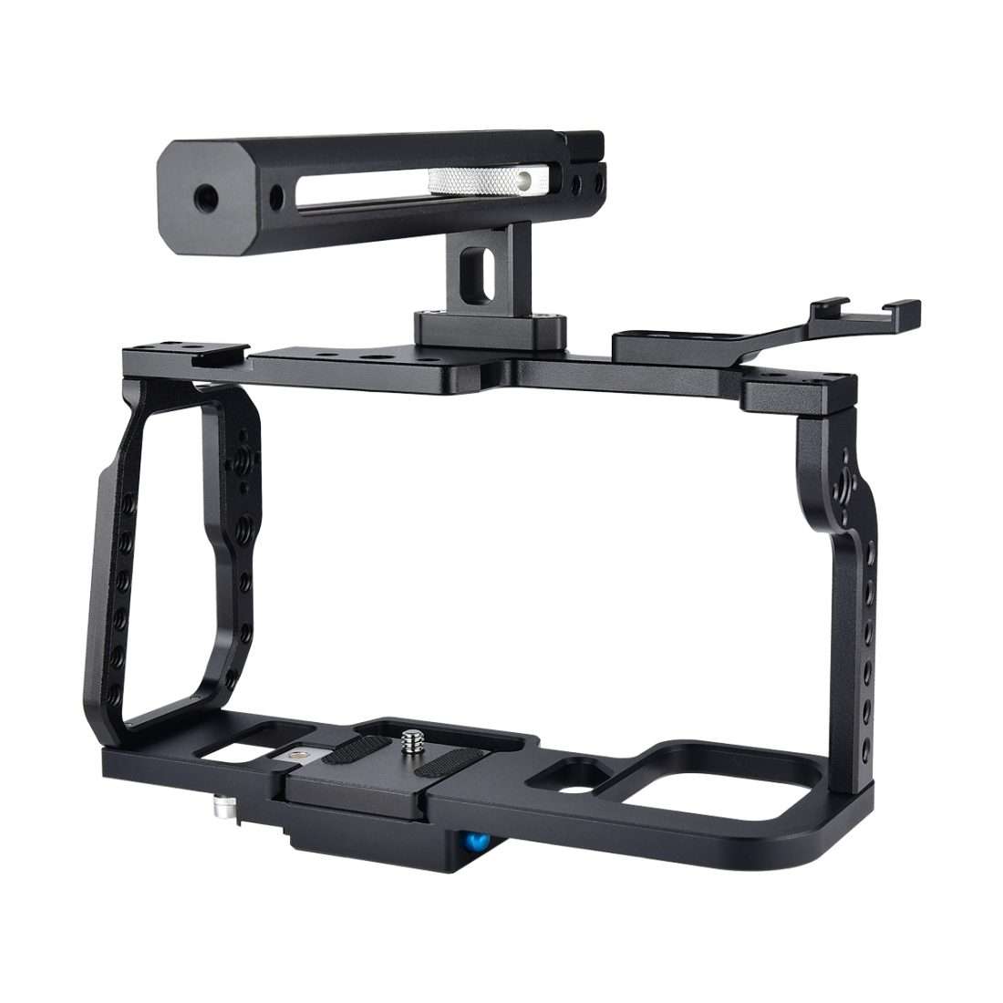 YELANGU C9-A YLG0911A Handle Video Camera Cage Stabilizer for DJI BMPCC 4K(Black)