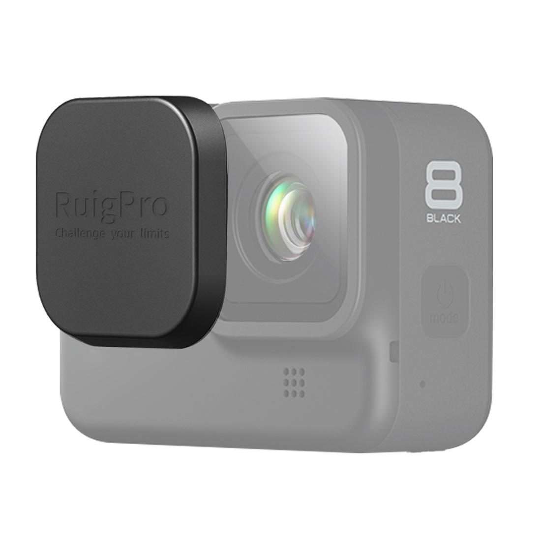 RUIGPRO for GoPro HERO8 Black Proffesional Scratch-resistant Camera Lens Protective Ca ... (Black)