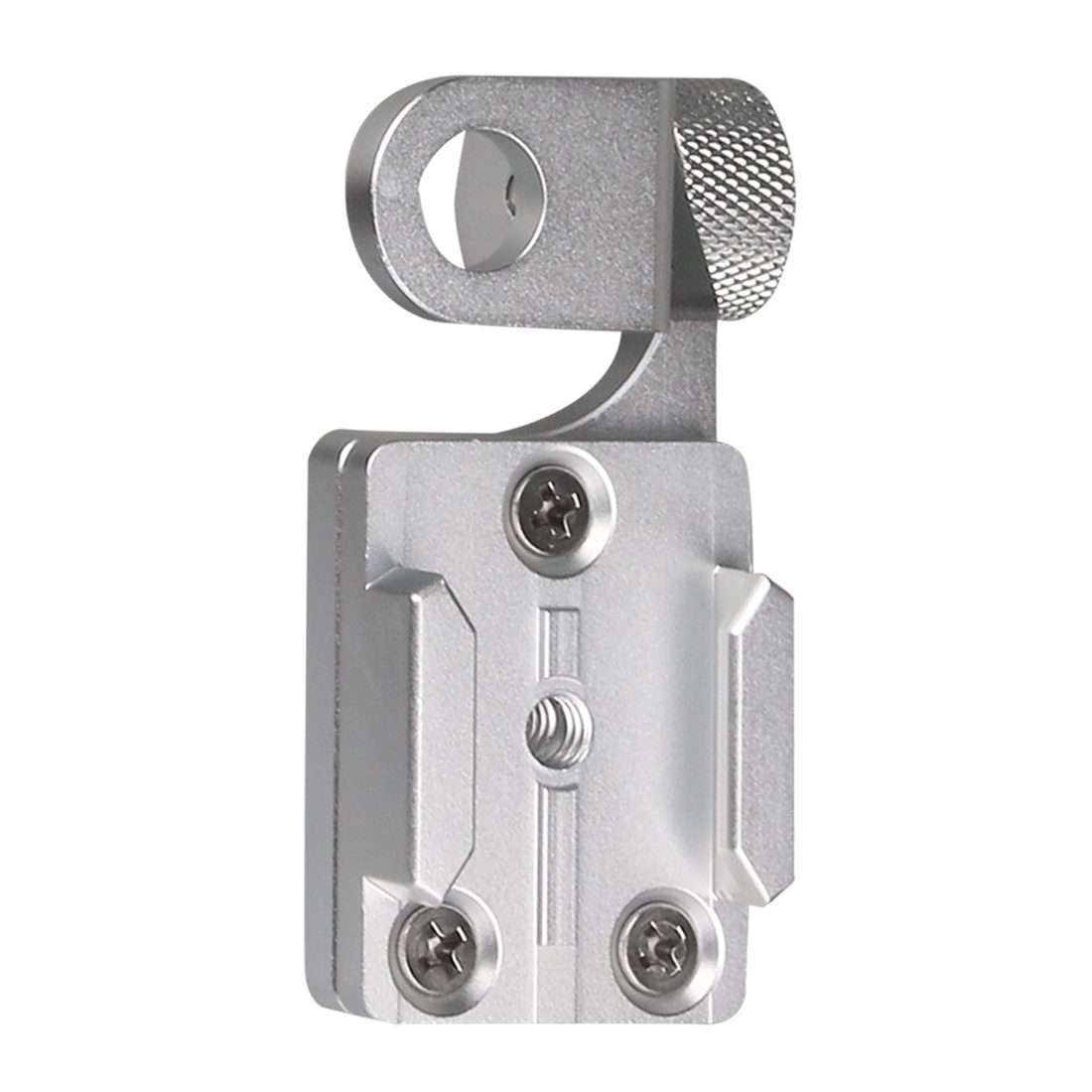 Motorcycle Rearview Mirror CNC Aluminum Alloy Stent Fixed Bracket Holder for GoPro, I ... (Silver)