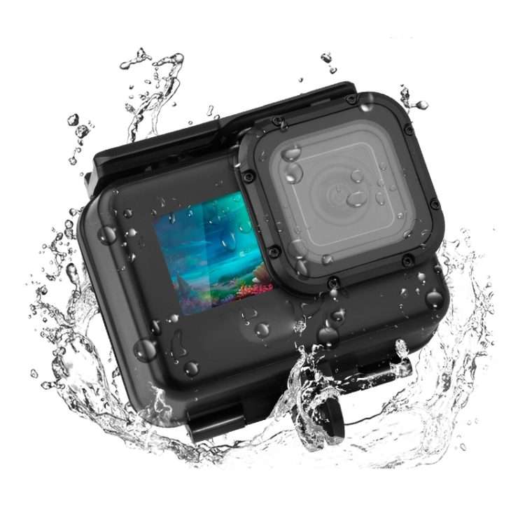 50m Waterproof Housing Protective Case with Buckle Basic Mount & Screw for GoPro HERO1 ... (Black)
