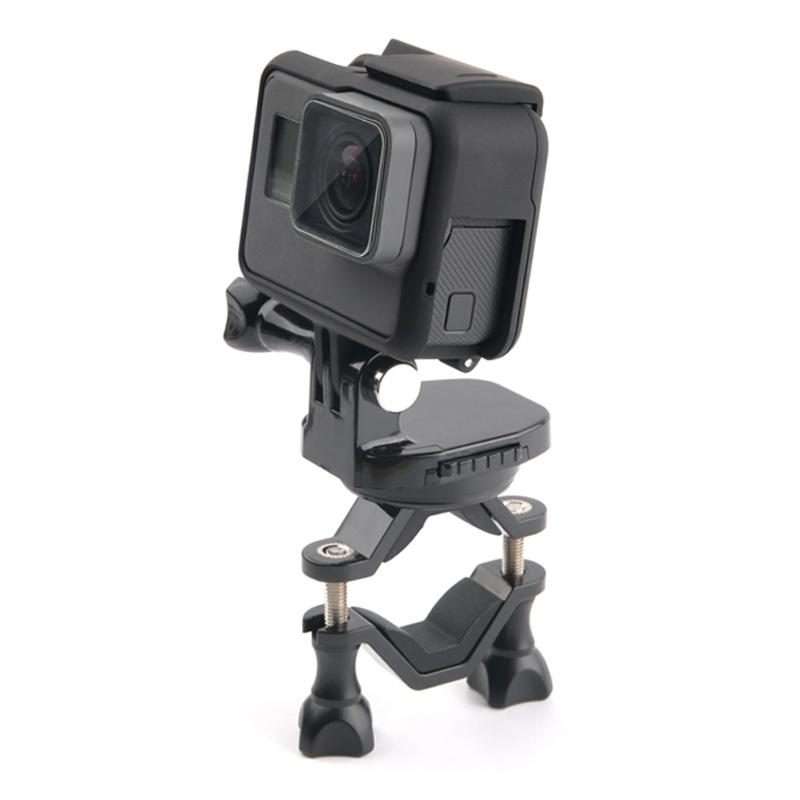 GP433 Bicycle Motorcycle Handlebar Mount for GoPro, Insta360, DJI and Other Action Cameras(Black)