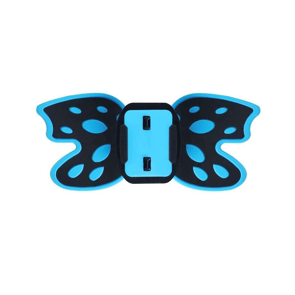 Butterfly Helmet Mount Adapter for GoPro, Insta360, DJI and Other Action Cameras(Blue)