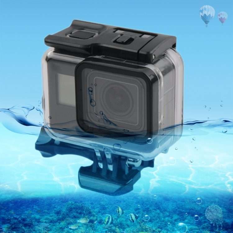45m Waterproof Housing Protective Case + Touch Screen Back Cover for GoPro NEW H ... (Transparent)
