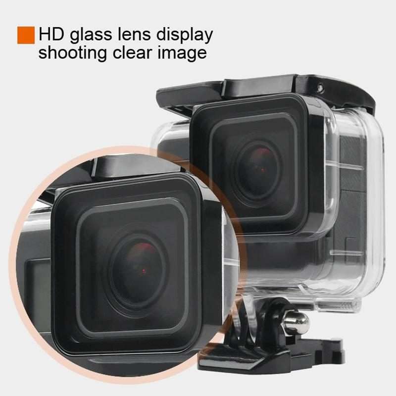 45m Waterproof Housing Protective Case + Touch Screen Back Cover for GoPro NEW H ... (Transparent)
