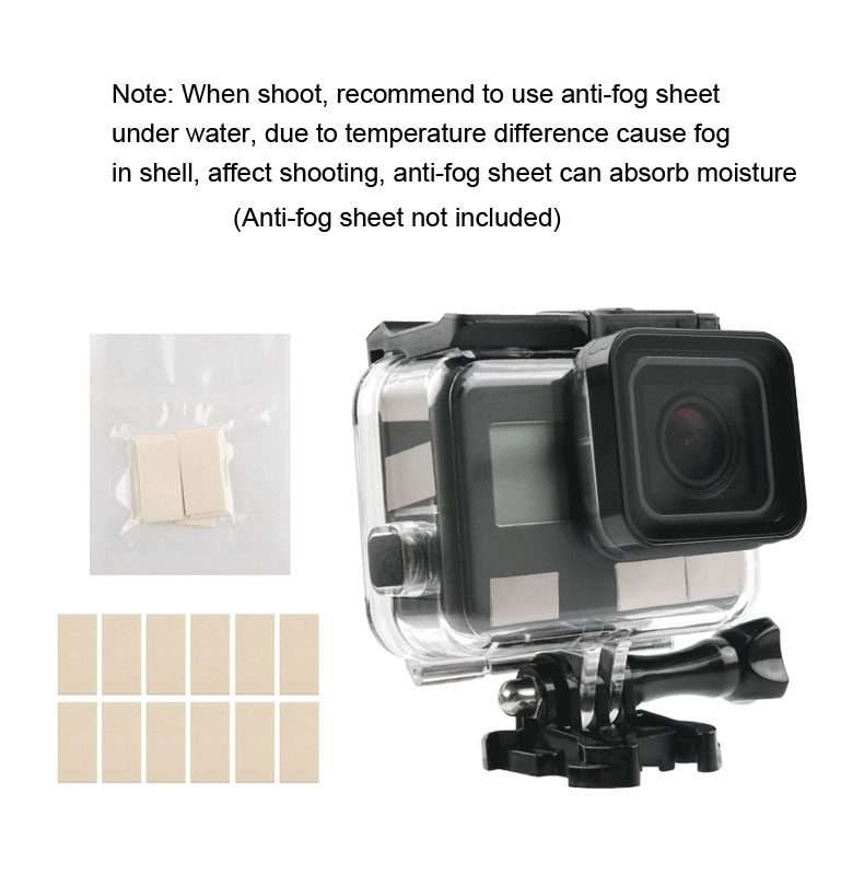 45m Waterproof Housing Protective Case + Touch Screen Back Cover for GoPro NEW H ... (Transparent)