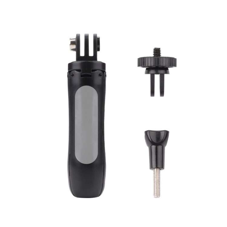Multi-functional Foldable Tripod Holder Selfie Monopod Stick for GoPro, Insta360, DJI a ... (Grey)