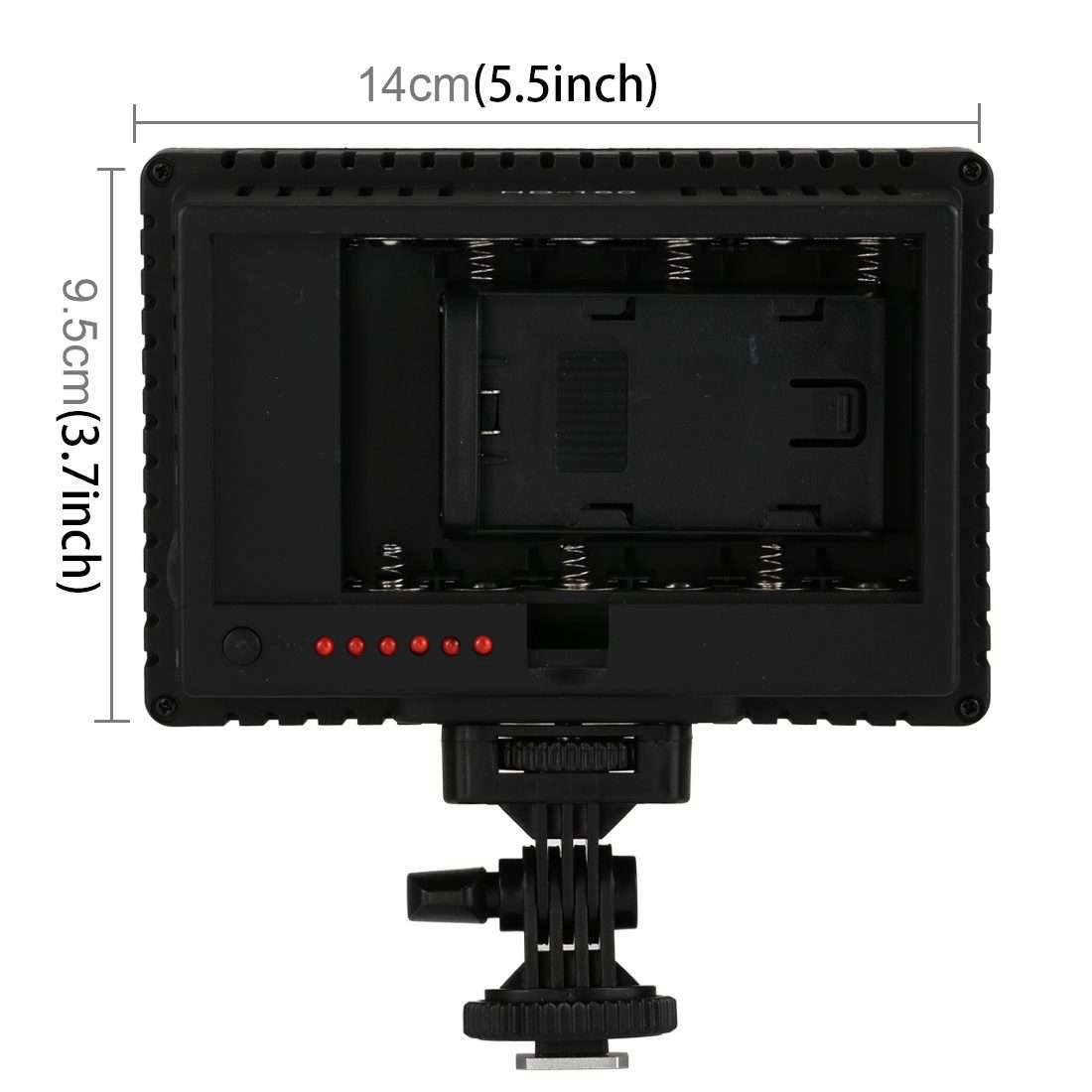 HD-160 White Light LED Video Light on-Camera Photography Lighting Fill Light for Canon, Nikon, DSL