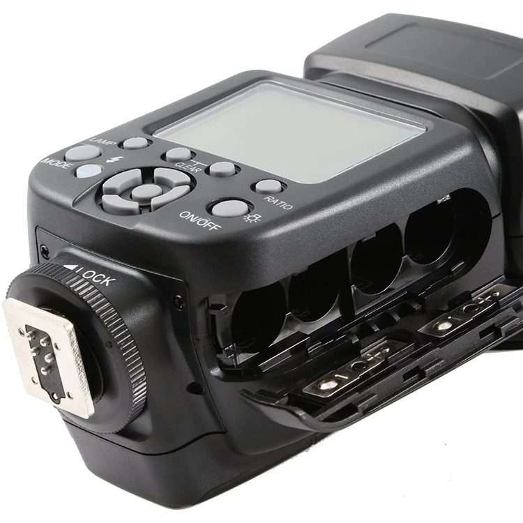 TRIOPO TR-15EX Macro Ring TTL Flash Light with 6 Different Size Adapter Rings For Niko ... (Black)