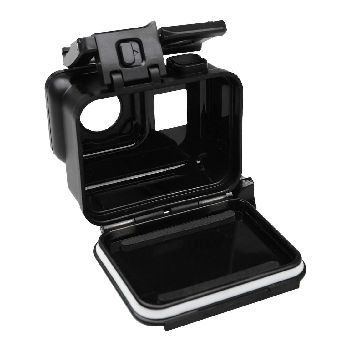 2 in 1 for GoPro HERO6 /5 Touch Screen Back Cover + 45m Waterproof Housing Protective ... (Black)