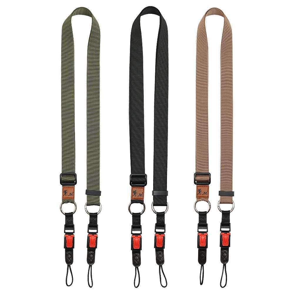 XJ03 Camera Shoulder Hanging Neck Strap(Khaki)