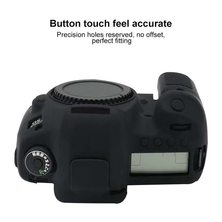 For Canon EOS 5DS Soft Silicone Protective Case (Camouflage)