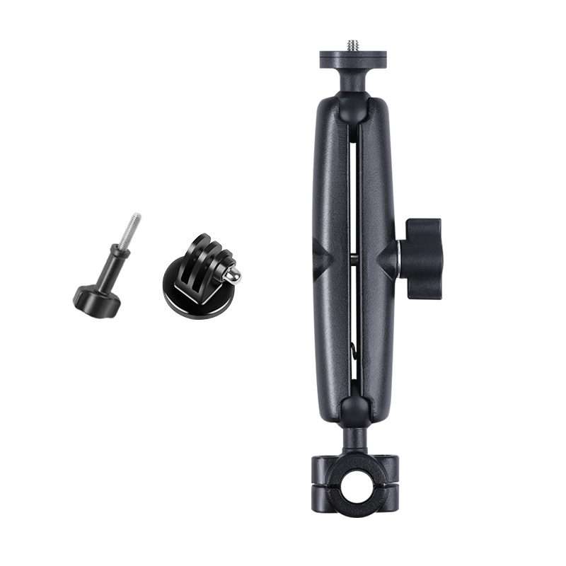 25mm Ballhead Car Front Seat Handlebar Fixed Mount Holder with Tripod Adapter & Screw for GoPro, I