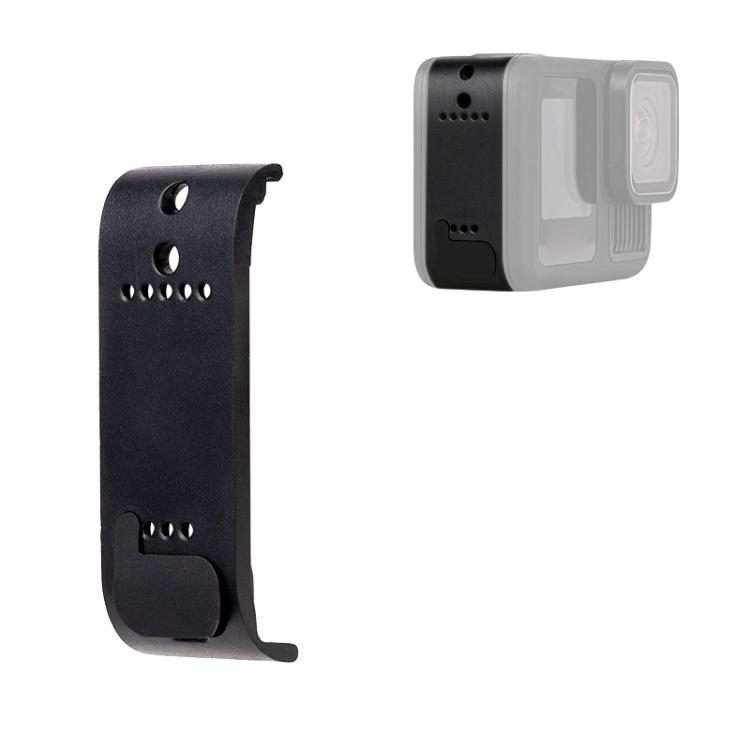 BS Plastic Battery Side Interface Cover with Silicone Plug for GoPro HERO13 Black /12 Black /11 Bl
