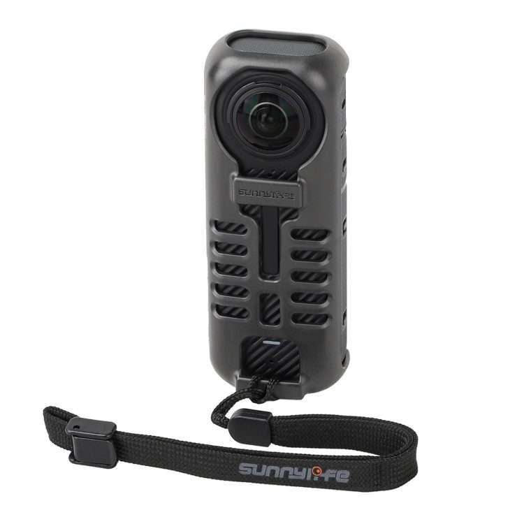 For Insta360 X4 Sunnylife Graphene Case High Thermal Conductivity Protective Case with ... (Black)