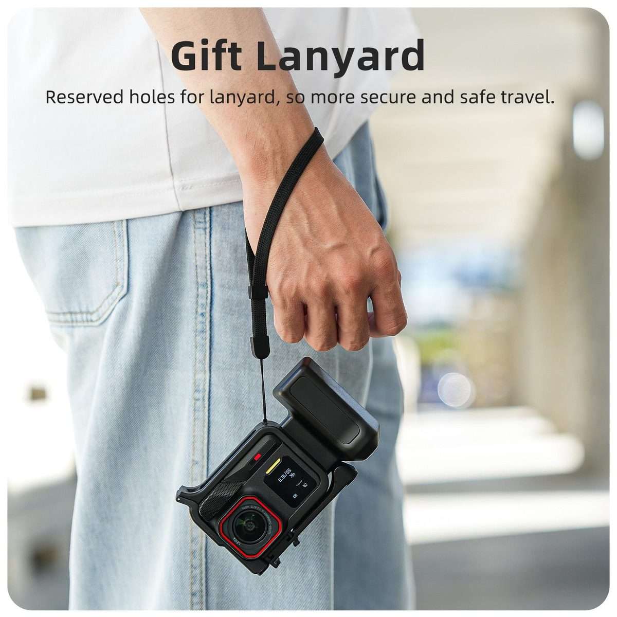 Sunnylife Street Photography Handle Ergonomic Hand Grip Quick Release Shutter Handle f ... (Black)