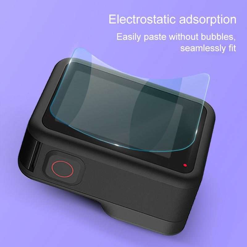 For GoPro HERO8 Black Camera Lens HD Protective Film + LCD Display HD Screen Protector