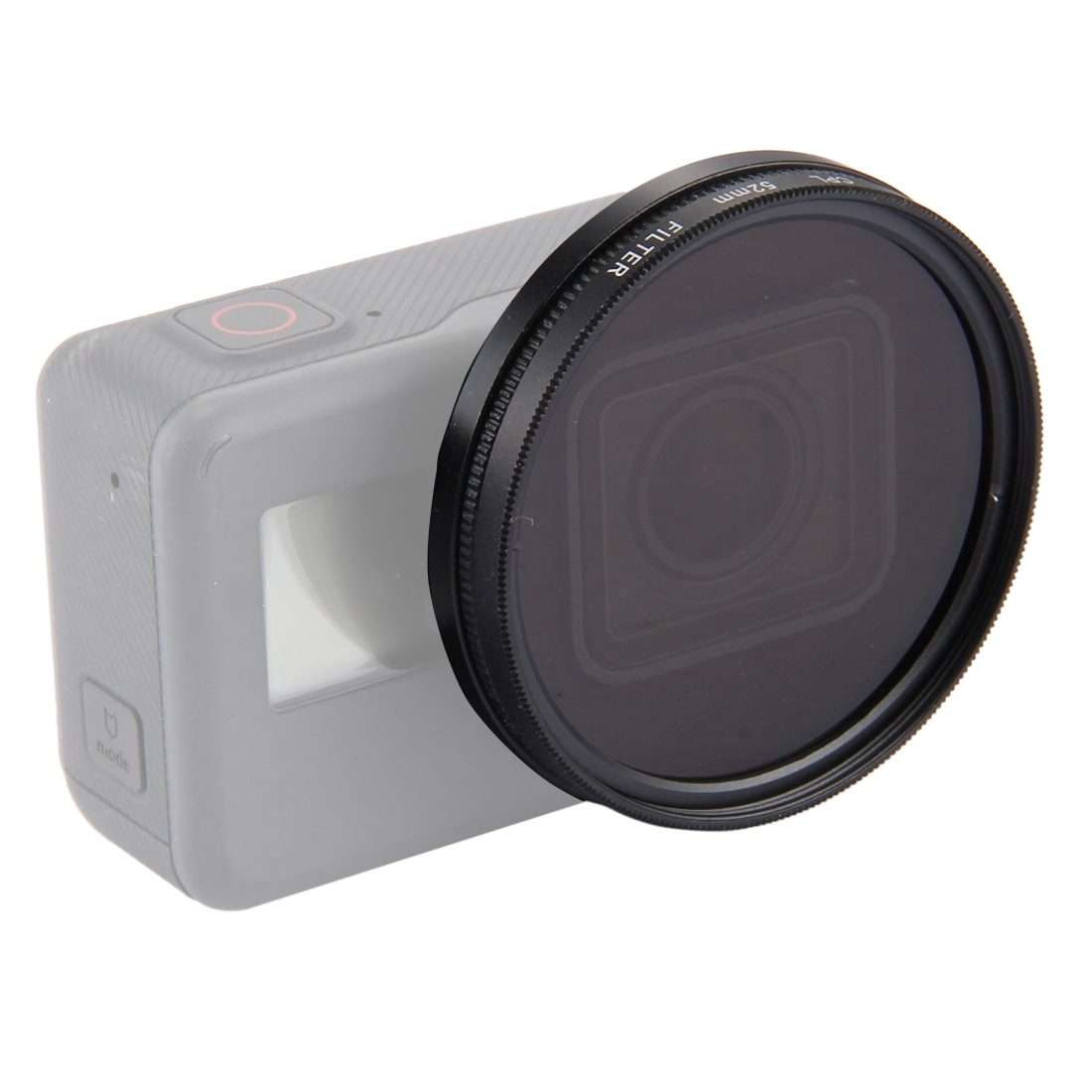 52mm 3 in 1 Round Circle CPL Lens Filter with Cap for GoPro HERO7 Black/6 /5