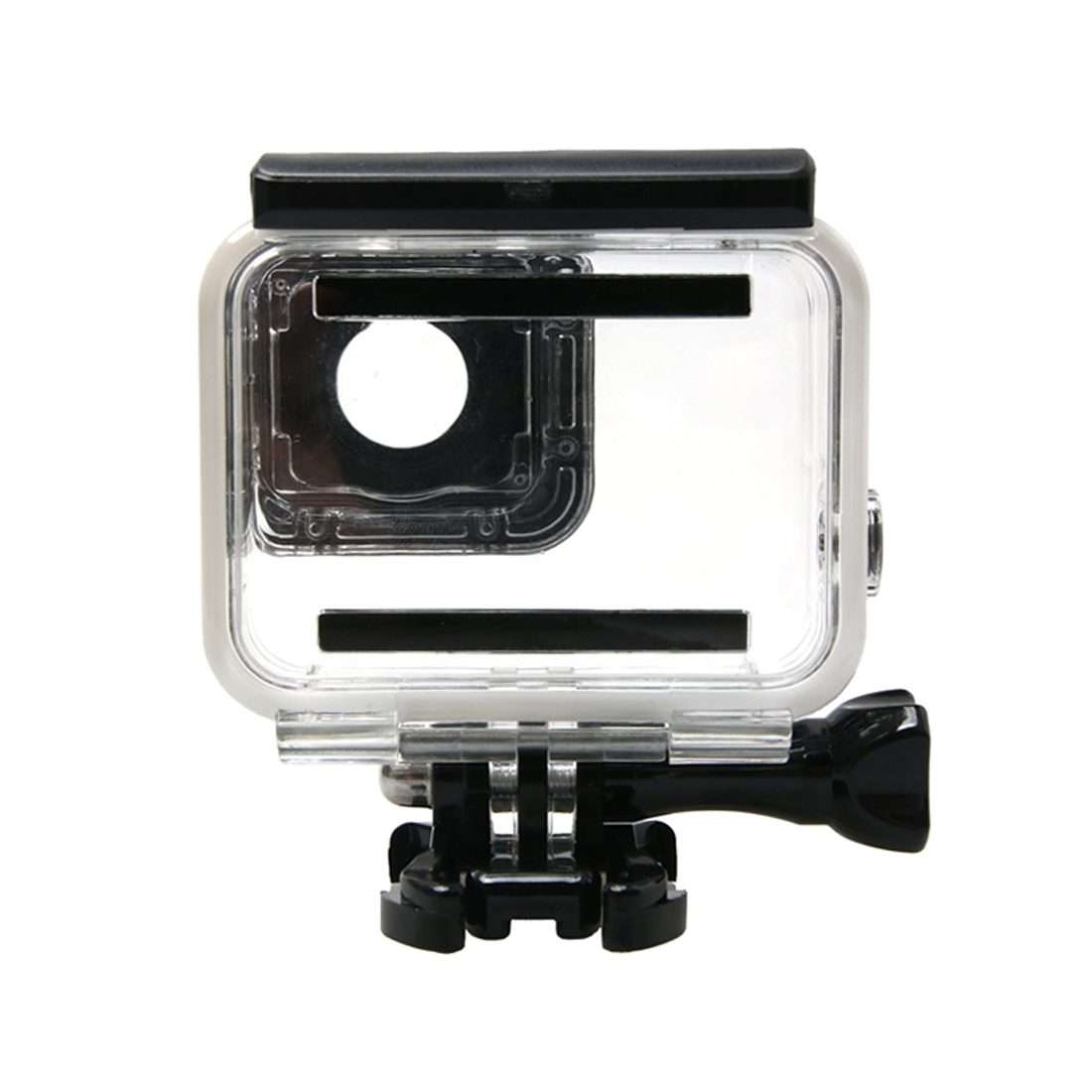 For GoPro HERO6 /5 Waterproof Housing Protective Case + Hollow Back Cover with Buckle Basic Mount