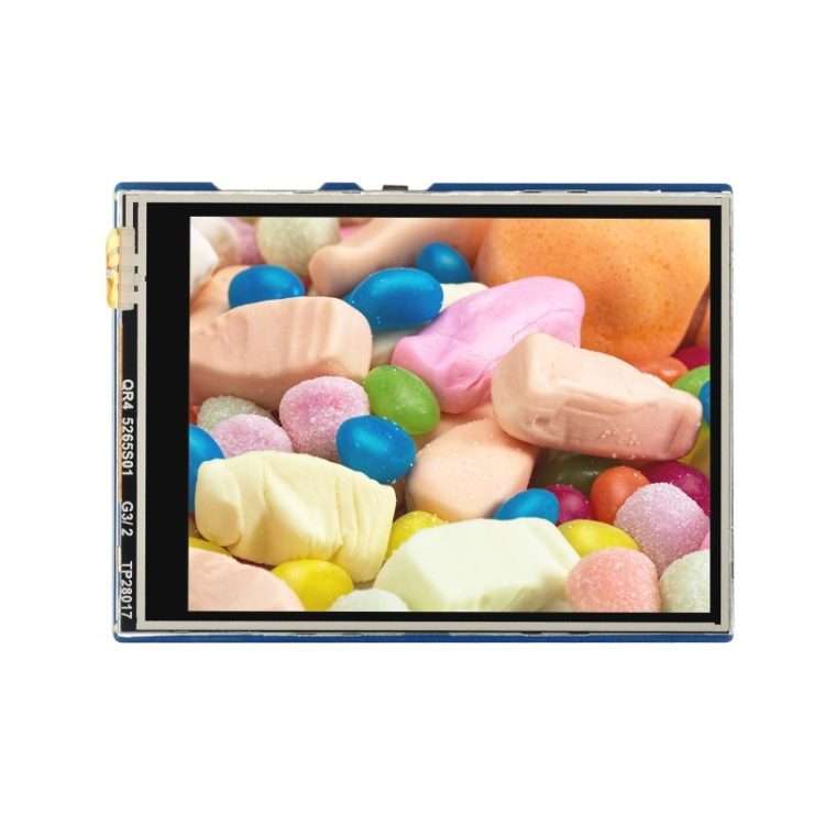 WAVESHARE 2.8 inch 262K Colors 320 x 240 Pixel Touch Display Module for Raspberry Pi Pico, SPI Int