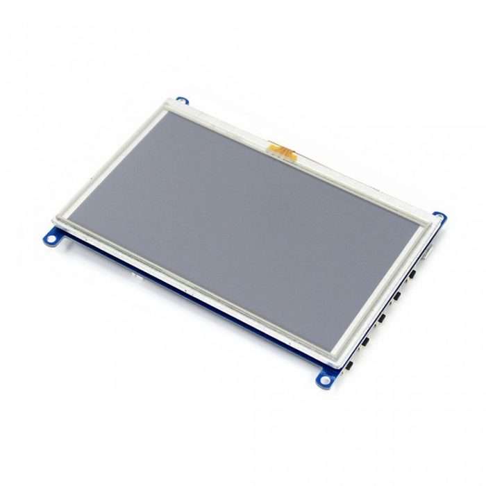 WAVESHARE 5 Inch HDMI LCD (G) 800x480 Touch Screen for Raspberry Pi Supports Various Systems