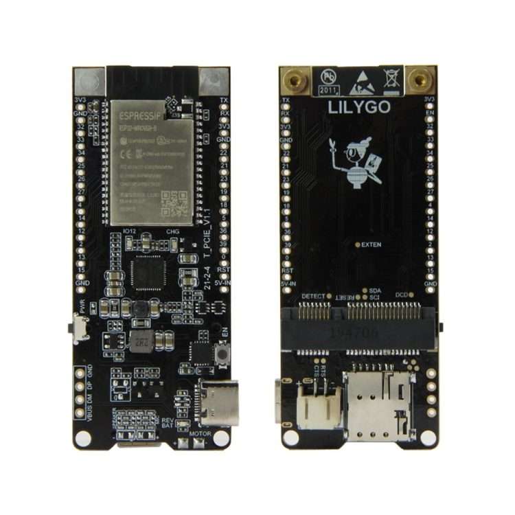 TTGO T-PCIE ESP32-WROVER-B AXP192 Chip WiFi Bluetooth Nano Card SIM Series Module 16MB Hardware Co