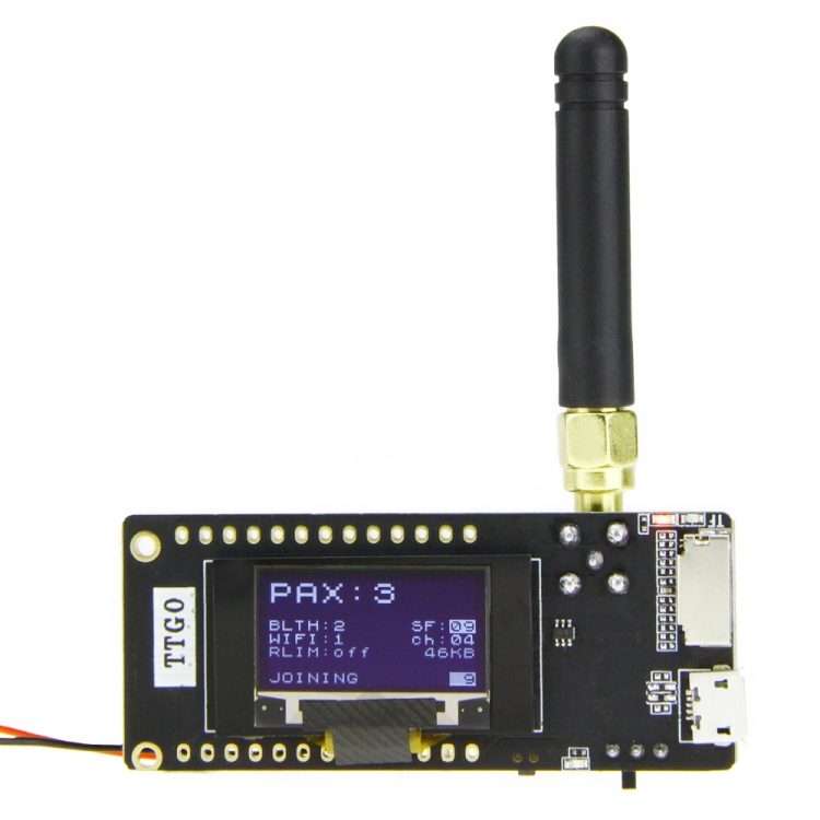 TTGO LORA32 V2.1 ESP32 0.96 inch OLED Bluetooth WiFi Wireless Module 433MHz SMA IP5306 Module with