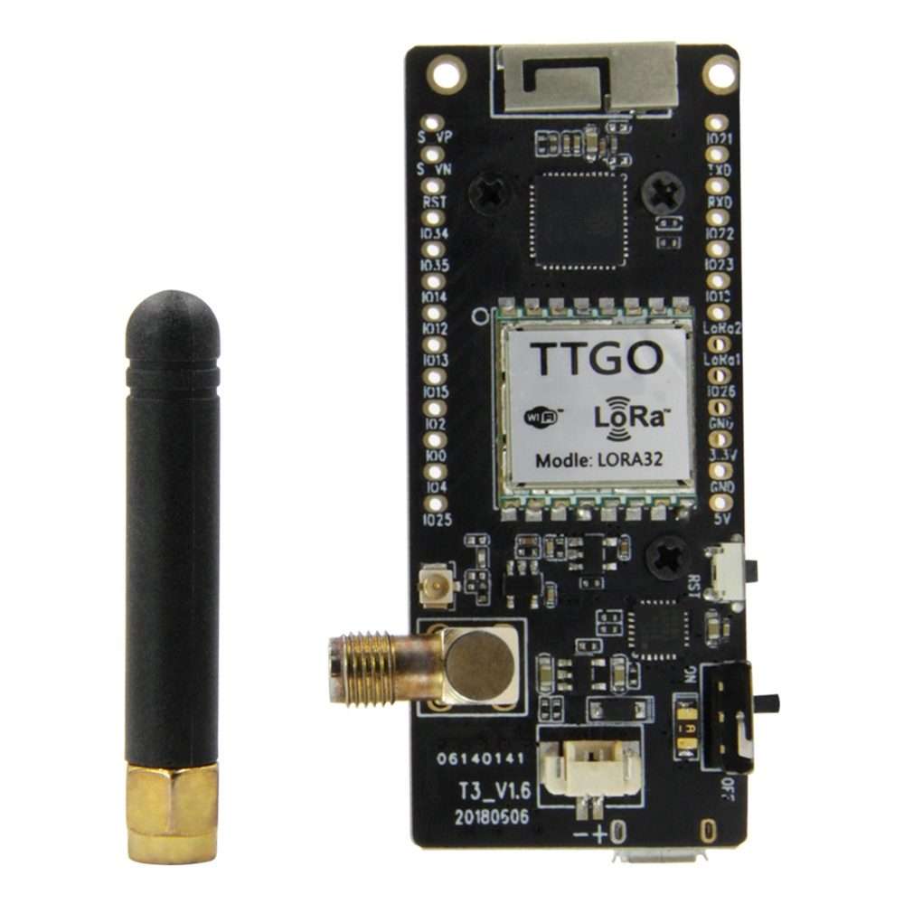 TTGO LORA32 V2.1 ESP32 0.96 inch OLED Bluetooth WiFi Wireless Module 433MHz SMA IP5306 Module with