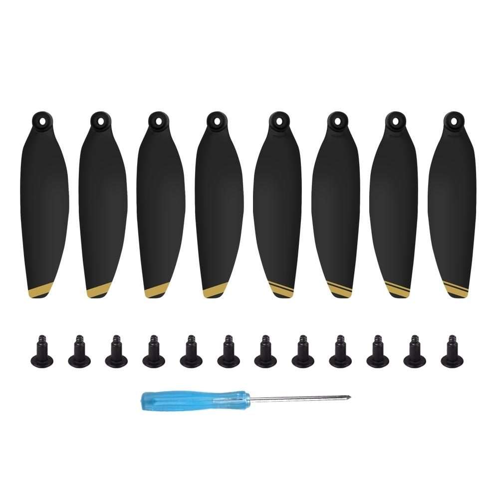 8 PCS/Set Sunnylife 4726F Low Noise Quick-release Wing Propellers for DJI Mini SE / 2 ... (Gold)