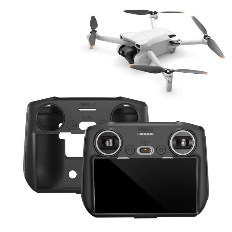 STARTRC Silicone Shockproof Anti-scratch Case for DJI Mini 3 Pro Remote Control(Black)