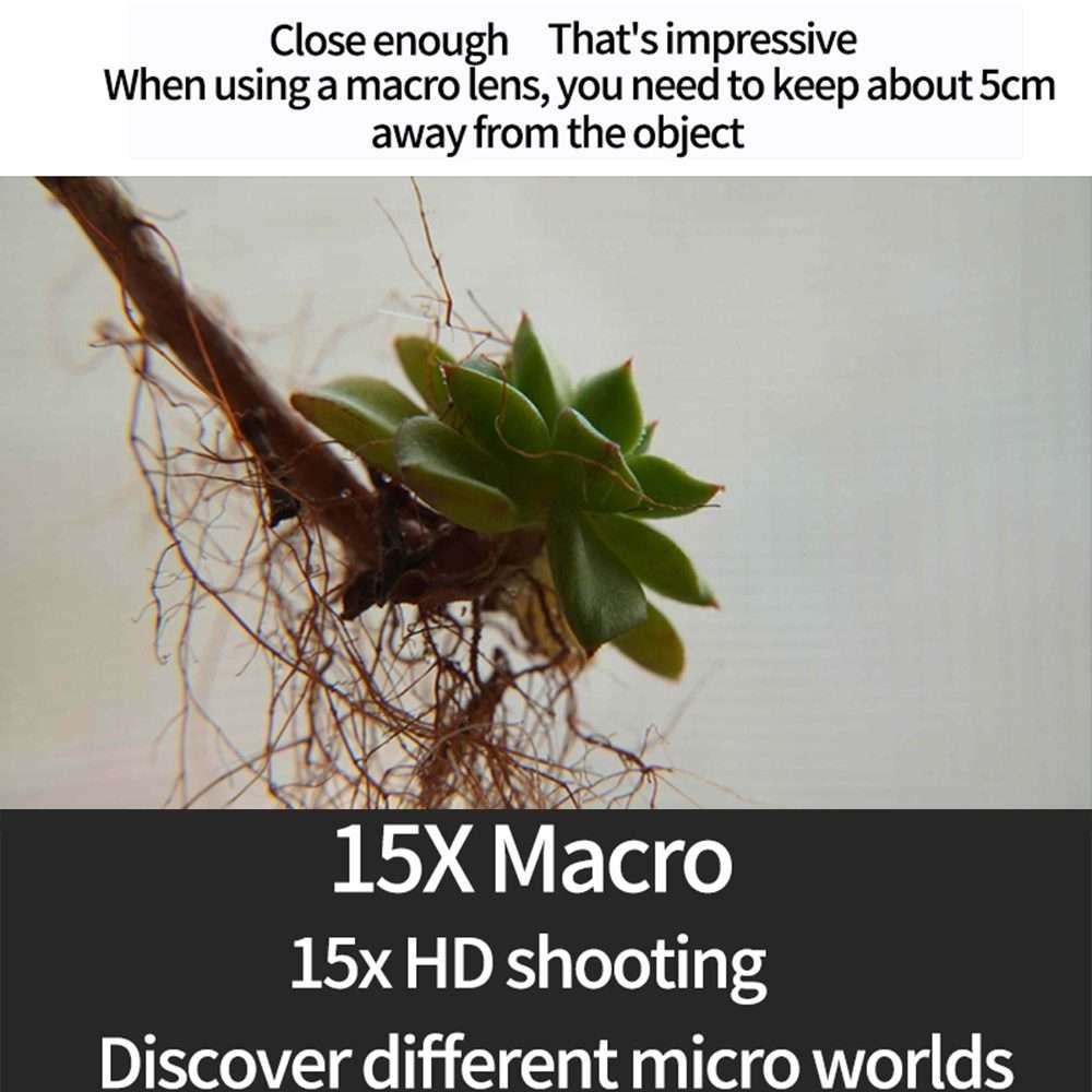 JSR 15X Macro Lens Filter For DJI Osmo Action 3