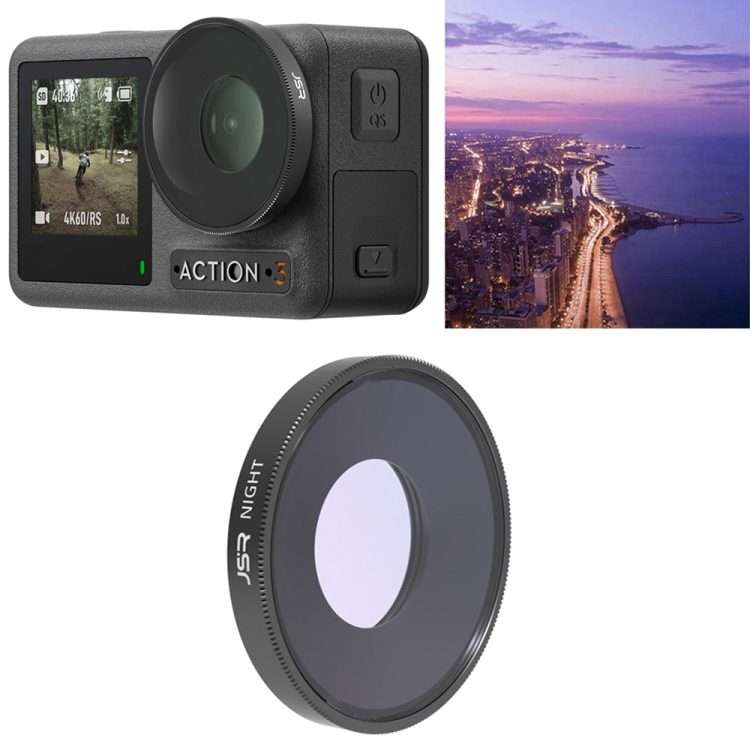 JSR NIGHT Lens Filter For DJI Osmo Action 3